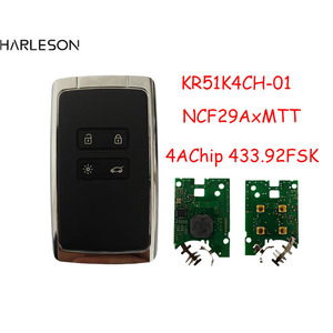 Smart Car <strong>Key</strong> Remote Fob with KR5IK4CH-01 433MHz NCF29Chip Compatible for Renault Megane 4 <strong>Espace</strong> 5 Talisman Kadjar Auto Parts - Product Image 2