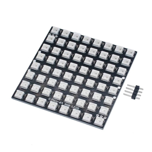 10 pezzi WS2812 LED 5050 RGB 8x8 64 matrice LED - Product Image 4