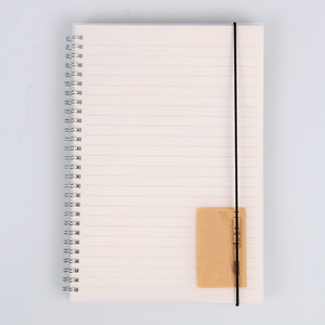 Carnet De Notes Notizbuch Journal and Fabric College Plain Plastic Spiral Note Book <strong>Notebook</strong> - Product Image 2