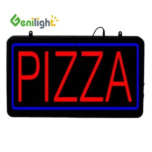 Genilight Indoor 56*33cm <strong>LED</strong> Business Board Electric Display Programmable Scrolling <strong>Led</strong> PIZZAS&amp;KEBABS Sign