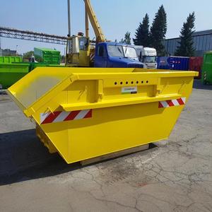 6Cbm Marrel çöp konteynırları kamyon çelik hurda çöp kutuları yüksek kaliteli atla Metal geri dönüşüm çöp bidonu - Product Image 1