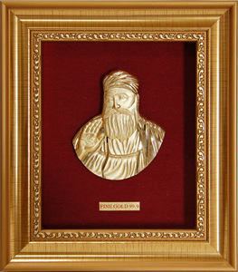 Nhà máy tùy chỉnh cao cấp trang trí bức tranh của Ấn Độ thần vishnu <span class=keywords><strong>krishna</strong></span> và radha24k vàng lá bức tranh - Product Image 2