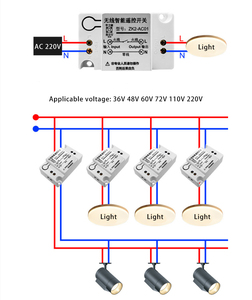 433MHz AC 110V 220V <strong>Wireless</strong> RF Remote <strong>Control</strong> Switch 1CH <strong>Relay</strong> Module Receiver for Led Light Bulb DIY <strong>Control</strong> - Product Image 1