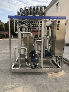 Hoch effizienter Pasteur isierer 500-20000l/H Für Eiscreme Verarbeitung linie kunden spezifische Pasteur isierungs maschine für Milch/Joghurt/Fruchtsaft - Product Image 5
