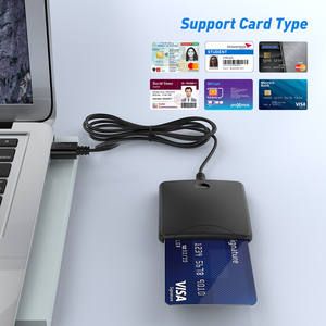 CAC Smart Card lettore di Smart Card con connessione USB compatibile più sistemi operativi EMV Smart Card - Product Image 4