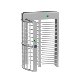 Il tornello completo di altezza per gli ingressi e il sistema di controllo di accesso del portone dell'oscillazione dell'exitsturnstile dell'oscillazione del portone si collega con il codice di QR e la carta - Product Image 2