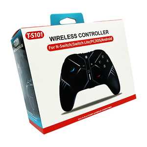 SWITCHゲームコントローラーワイヤレスBluetooth (T-S101) 360用AndroidTV BOX PCと互換性のある新しいデザインのBTゲームコントローラー