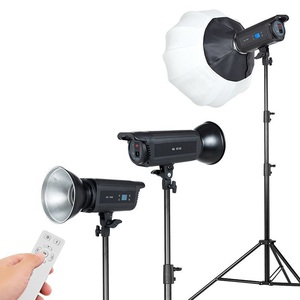 <strong>High</strong> Quality 150W 200W 300W Led Photo Studio Kit Photography Lighting Bowens Mount Led Camera Video <strong>Light</strong> with Remote Control - Product Image 1