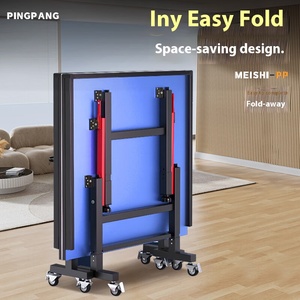 18 mét trong nhà kích thước tiêu chuẩn di chuyển <span class=keywords><strong>ping</strong></span> <span class=keywords><strong>pong</strong></span> bảng, đôi có thể gập lại với bánh xe <span class=keywords><strong>ping</strong></span> <span class=keywords><strong>pong</strong></span> Set - Product Image 3