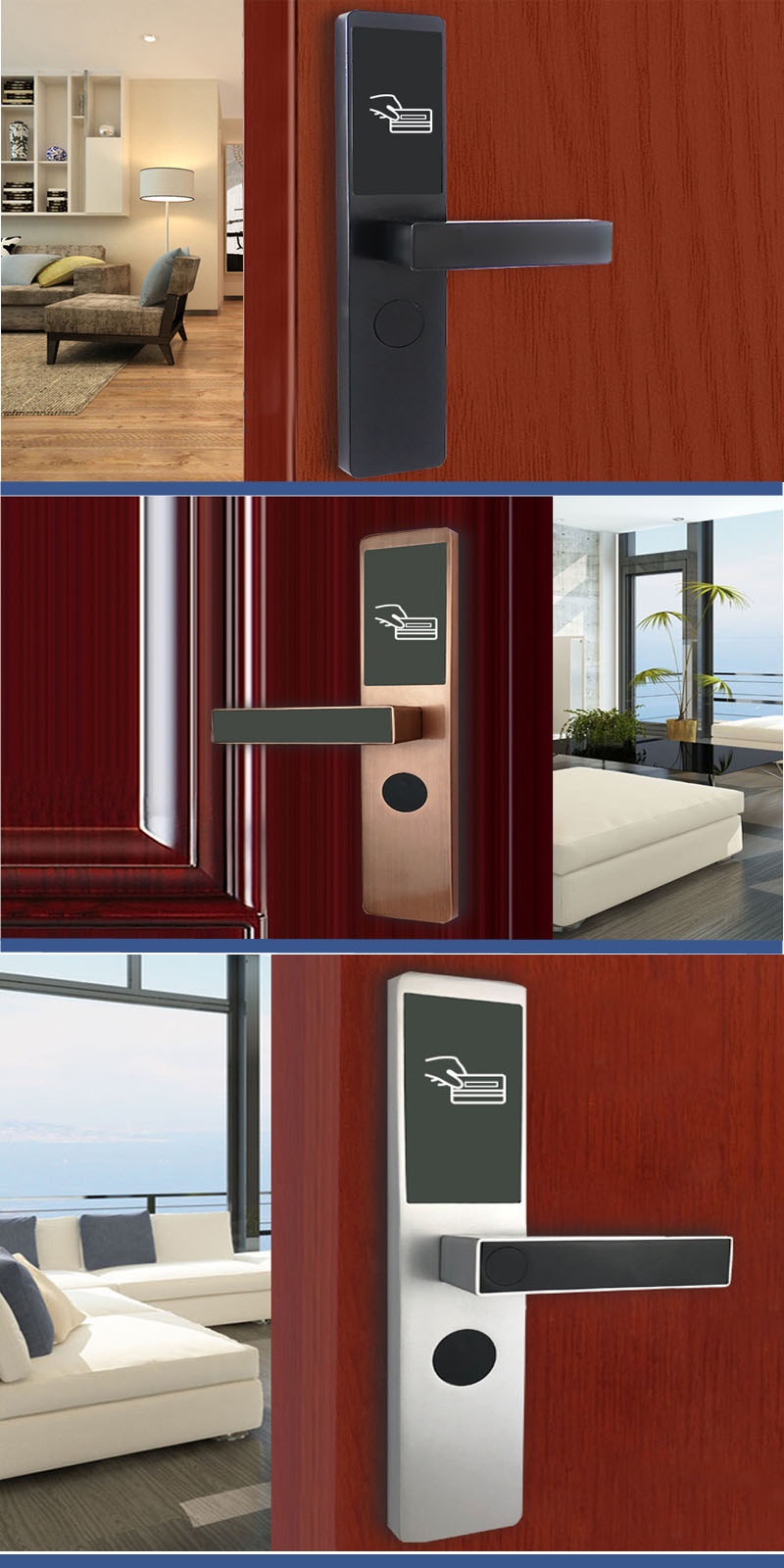 WATCHING Mifare Hotel Smart Door Lock