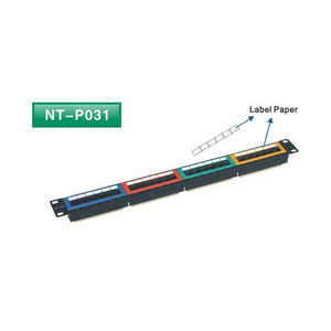 NT-LINK 24/48端口高密度网络配线架1U/2U网络配线架Cat5E/cat6可选 - Product Image 1