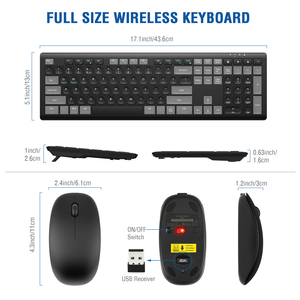 Nueva versión de fábrica, interruptor de tijera inalámbrico, combo de teclado y ratón de computadora, súper delgado y silencioso - Product Image 2