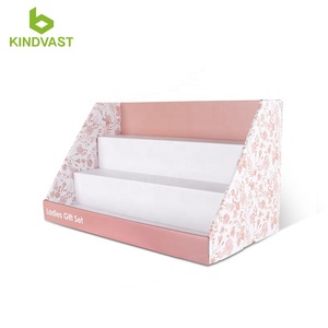 Retail Cardboard Gift Card <strong>Counter</strong> <strong>Display</strong> Stand 3 <strong>Step</strong> Conter <strong>Display</strong> Rack - Product Image 2