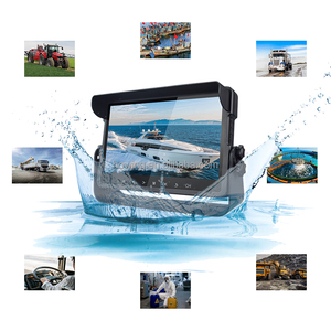 10-Inch Waterproof Truck <strong>Monitor</strong> - HD High Brightness Touch Screen, Anti-Static, 2CH CVBS <strong>Input</strong>, 9-36V Wide Voltage for Dash Cam - Product Image 3