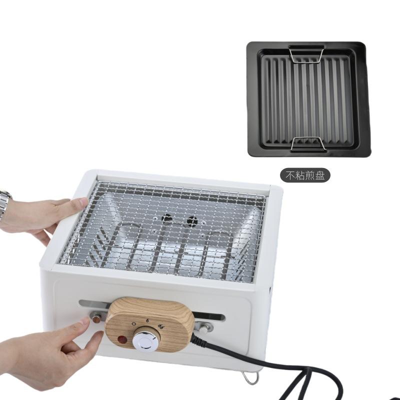 กระทะไฟฟ้าคาร์บอนอเนกประสงค์ สีขาวภูเขาหิมะ