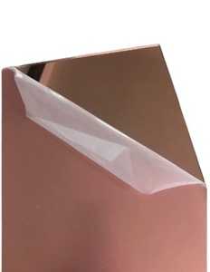 Tấm gương acrylic màu vàng/bạc treo tường tùy chỉnh dịch vụ cắt thân thiện với môi trường tùy chỉnh kích thước và độ dày - Product Image 3