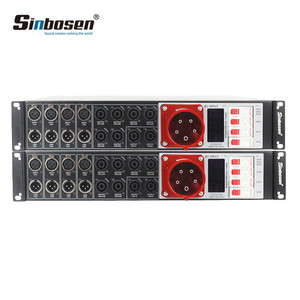 5 Core de distribuidor LAS4 + 8 línea de la etapa altavoces controlador de potencia distribuidor