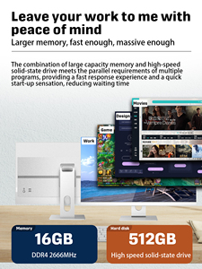 Factory Supplier LED Screen <strong>Desktop</strong> <strong>Computer</strong> <strong>with</strong> <strong>Built</strong>-<strong>in</strong> Webcam Business All-<strong>in</strong>-One PC Pc Gaming - Product Image 4