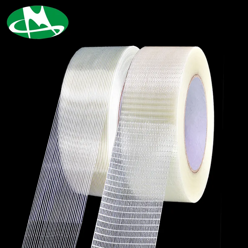 Custom Glasvezel Filament Tape Zware Verpakking Mono En Cross Filament Strapping Tape