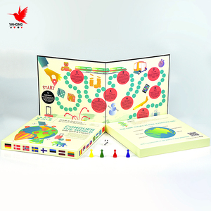 Custom Designed Educational Cardboard Tabletop Board Game Sets with Factory Pieces Printed Card Games - Product Image 2
