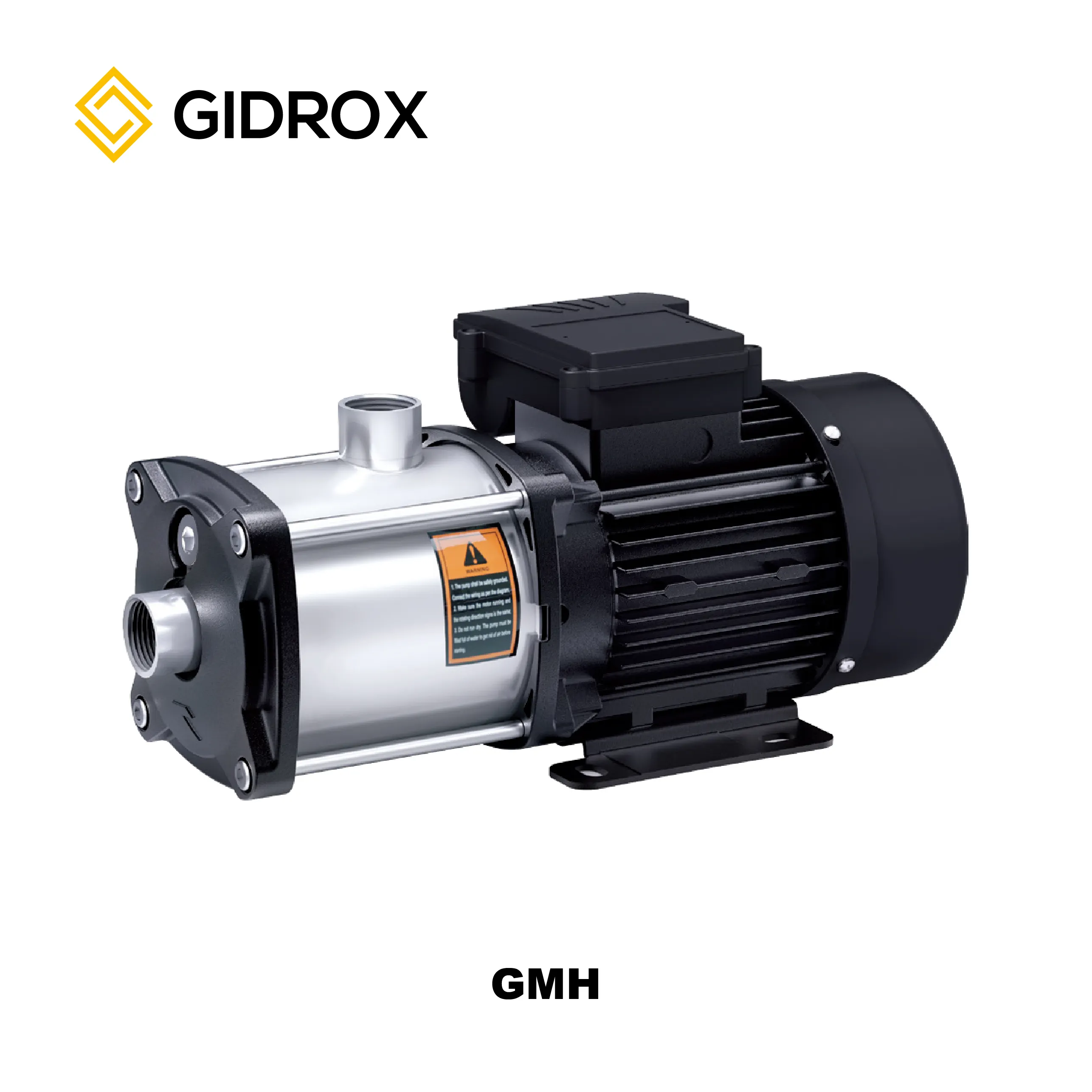 GIDROX Stainless Steel Impeller Light Horizontal Multistage Centrifugal Pumps For Industry And Water Boosting