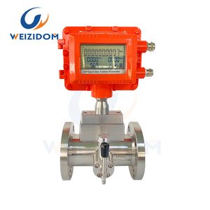 DN50 SS304 Brida de alta precisión Pulso digital 4-20mA Salida Hart Medidor de flujo de turbina de gas natural - Product Image 3