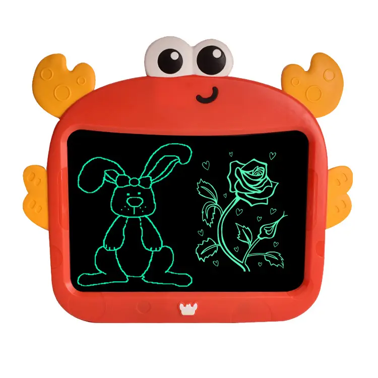 Venta caliente tablero de escritura borrable para niños tablero de escritura a mano LED tablero de dibujo de graffiti de dibujos animados