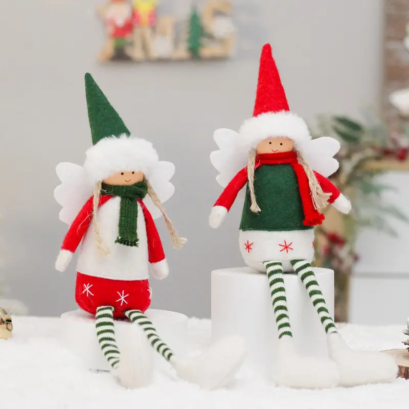 2022 Christmas Doll Ornaments Elf Decor Stuffed Plush Gnome Santa Customized For Christmas Item