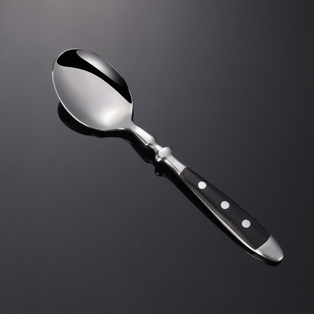 black dinner spoon