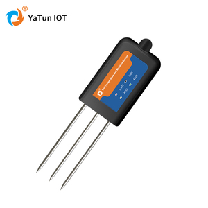Control remoto US Industrial RS485 Modbus Salida Planta Temperatura del suelo EC Humedad Sensor de humedad del suelo para campo de invernadero - Product Image 1