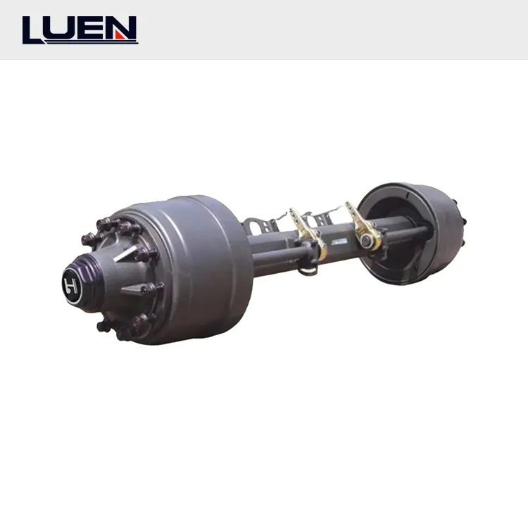 American Type 13T 18t 20Tons Trailer Part Axles Fuwa Axle Rear Axle for smei trailer