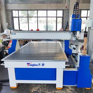 TJ-1325 DSP-Steuerungs system Holz bearbeitungs maschine 3-Achsen-Einzel-ATC-Spindel-CNC-Fräser mit Syntec-Motor 3D, der Holz schneiden schnitzt - Product Image 1