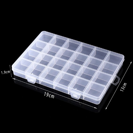 1.9 cm 24-slot card holder, 19*13*1.9 cm