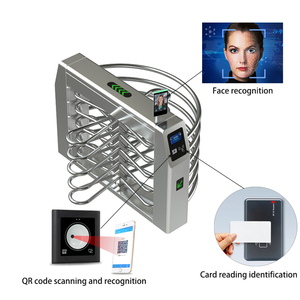 Tornello Semiautomatico a Altezza Vita con Riconoscimento Facciale, Lettura Codice QR e Tessera, Bidirezionale, in Acciaio Inox IP54 - Product Image 3