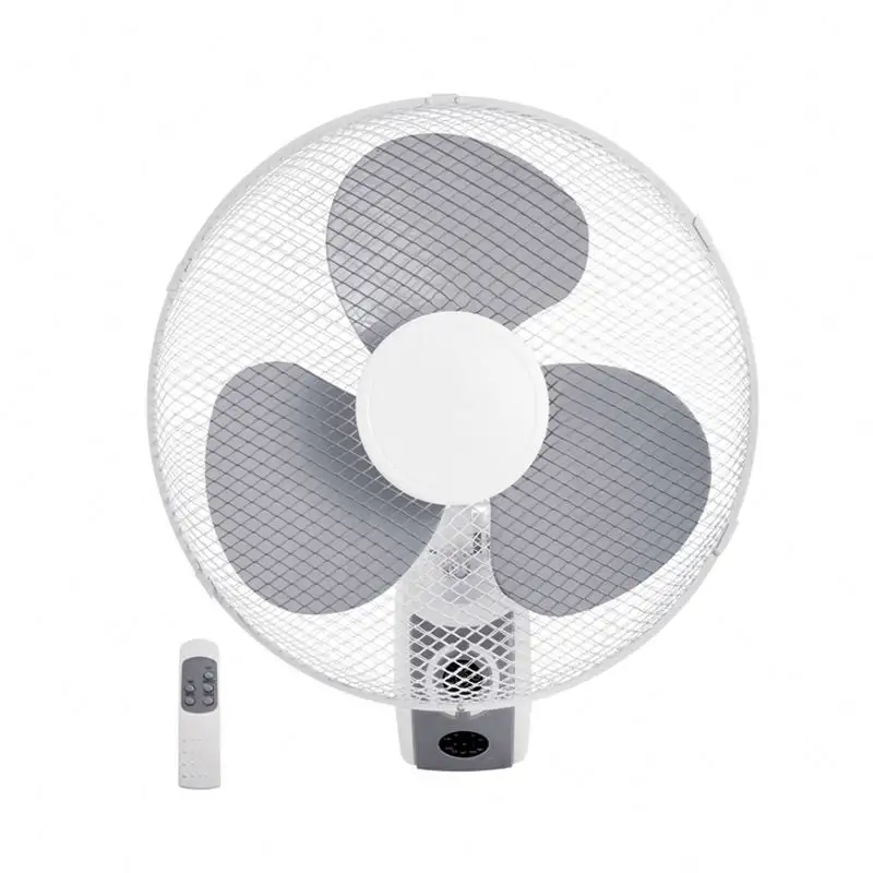 Lama in plastica 3 velocità Choosable 16 "ventilatore oscillante a parete telecomando e timer 7.5hrs smart Wall Fan