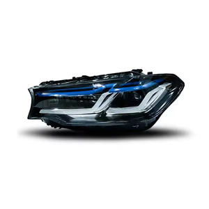 For BMW 5 Series G38 Headlight Assembly 18-20 G30 M5 <strong>Thunder</strong> Version Double Blue Eyebrow <strong>LED</strong> 8000k Color Tem High Quality New - Product Image 5