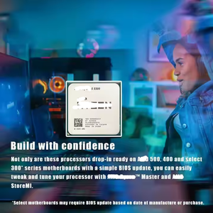 R5 5500 R5 5500 3.6 GHz 6-core 12-Thread CPU โปรเซสเซอร์7NM L3 = 16M 100-000000457ซ็อกเก็ต AM4ใหม่แต่ไม่มีตัวระบายความร้อน - Product Image 3
