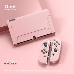 RALAN Anti şok renkli TPU kılıf Nintendo anahtarı için Oled kapak koruyucu kabuk - Product Image 3