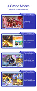 4K 4x1 HD Multi Viewer Seamless <strong>Switcher</strong> <strong>4</strong> <strong>Input</strong> <strong>1</strong> <strong>Output</strong> With Remote Control For LCD Display Video Game Security Monitoring