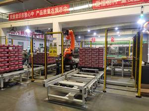 Fully <strong>Automatic</strong> <strong>Robot</strong> Palletizer Robotic Case Palletizer <strong>Robot</strong> <strong>Palletizing</strong> <strong>System</strong> For Boxes - Product Image 6