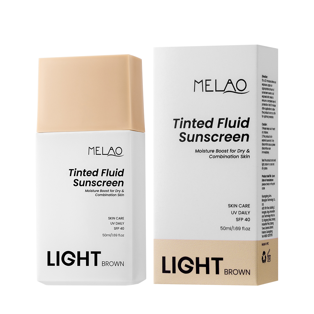 50ml Tinted Fluid Sunscreen