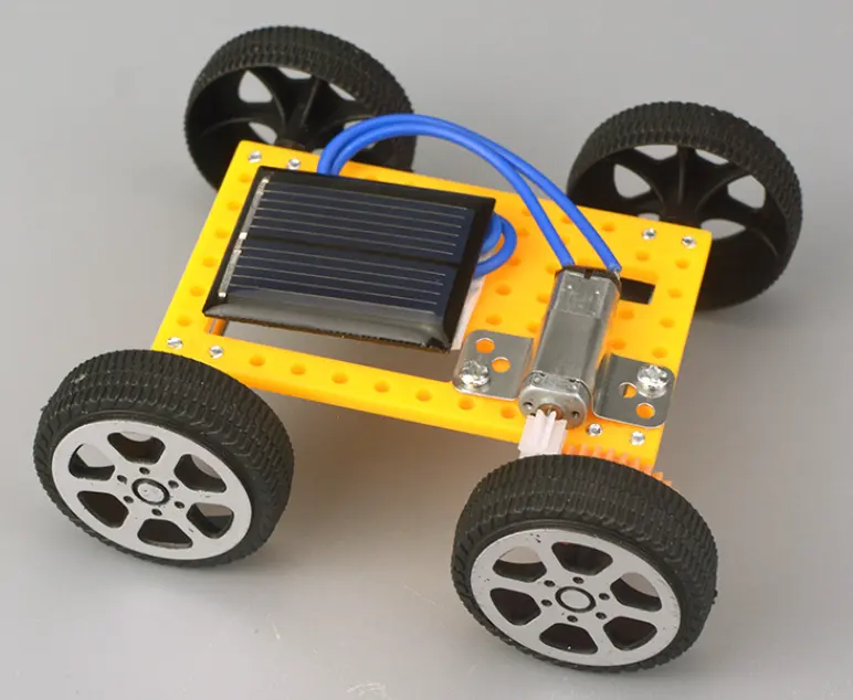 Ultra Econômica DIY Educacional Stem kit mini Powered Solar Toy Car para Crianças Montado modelo feito à mão Kid's Science Experiment