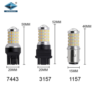 LED T20 dönüş sinyal ışıkları 7443 led 1157 led reverse1156 led ampul bulb led led 1156 3014 72smd 303 04smd - Product Image 2