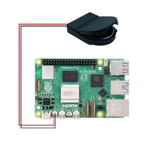 Raspberry Pi Echtzeituhr modul RTC-Batterie leistung gemessen wiederauf ladbar für Raspberry Pi 5 Development Board