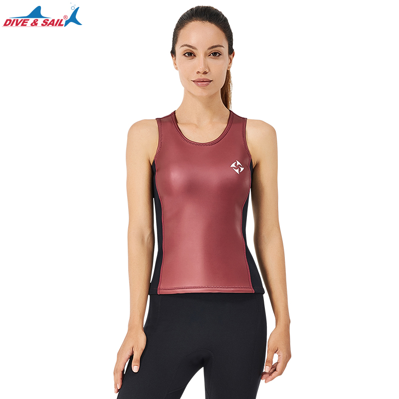 Gilet rouge pour femme