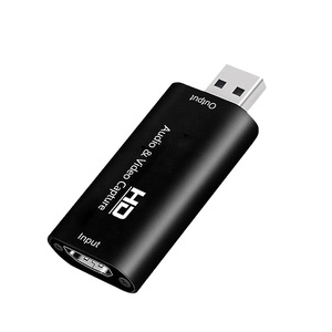 HDMI转USB 2 0视频4k录像机游戏视频直播适配器HDMI转USB视频采集卡 - Product Image 1