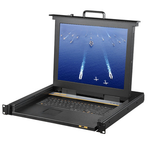 19英寸远程控制IP KVM交换机16端口VGA kvm控制台键盘ip kvm扩展器 - Product Image 1