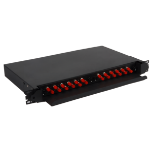 电信级满载FC 24端口拉出式光纤接线盒、ODF接线板、机架式 - Product Image 1
