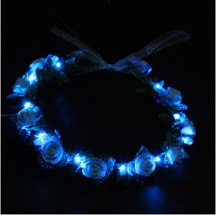 9 flower sky blue + blue light