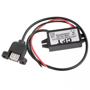 DC 12V до 5V 3A 15W Тип USB выходной адаптер питания DC Модуль преобразователя - Product Image 1